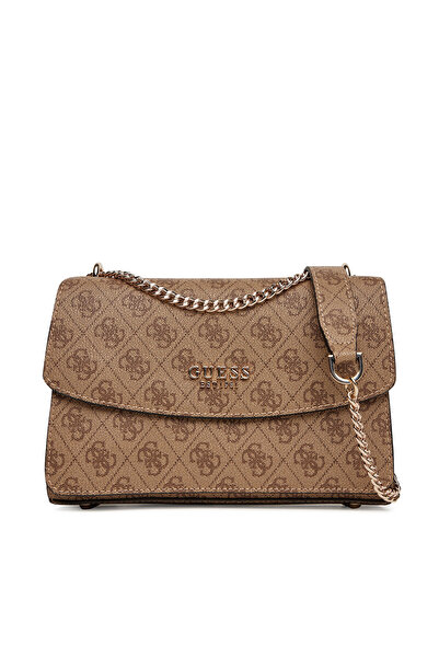 Guess Γυναικεία Τσάντα Χειρός Καφέ HWSG7334210