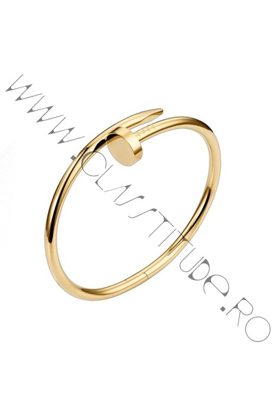 KESNUP Fixed bracelet in the shape of a nail made of GOLD plated stainless steel - M