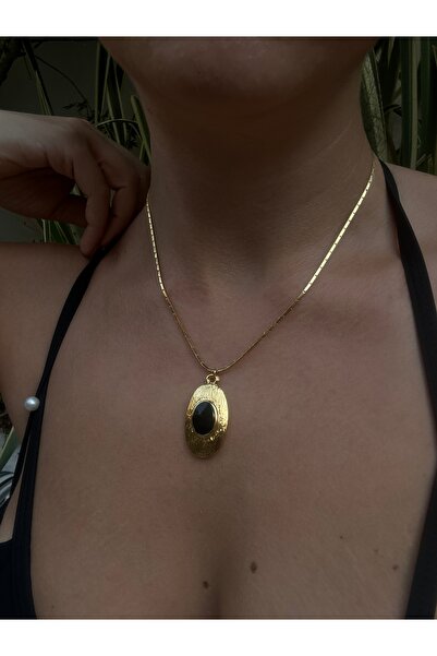 pop up store 24k Altın Kaplama Halat Zincir Kolye