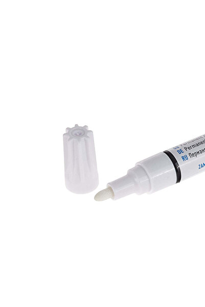 GEKO Marker alb permanent pe bază de ulei, 24 de unități, G29025A