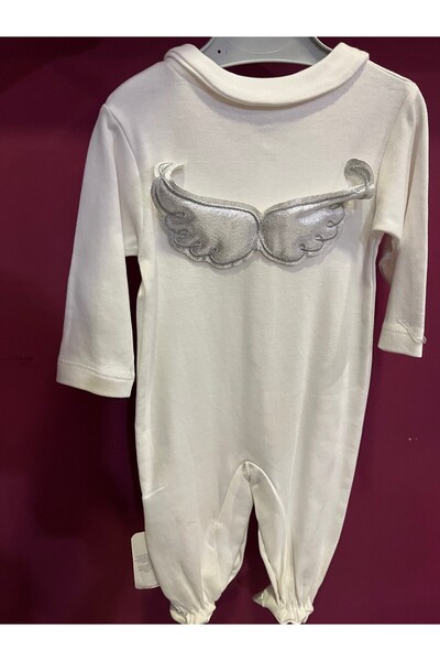 Bebetto Combed Cotton Angel Wing Booties Jumpsuit
