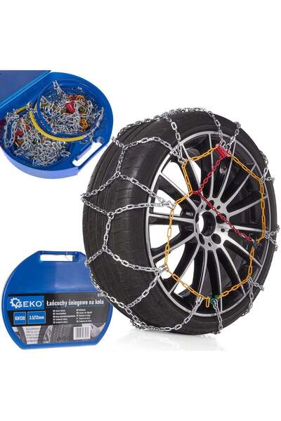 GEKO Set lanturi de zapada pentru roti KN130 3.5 / 12 mm, G73878