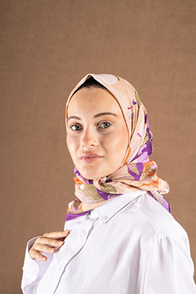 Akel Decode Scarf Floral Pattern