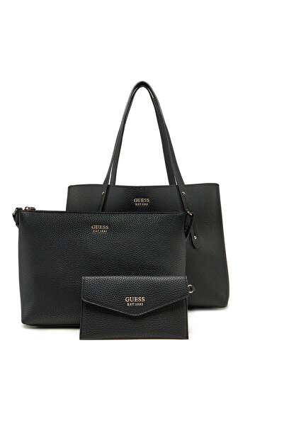 Guess Γυναικεία Τσάντα Χειρός Μαύρη HWPG9648230