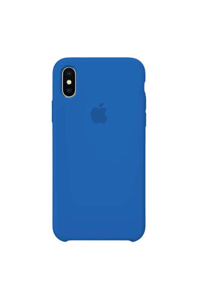 Apple Husa Silicon pentru iPhone X, Blue Cobalt
