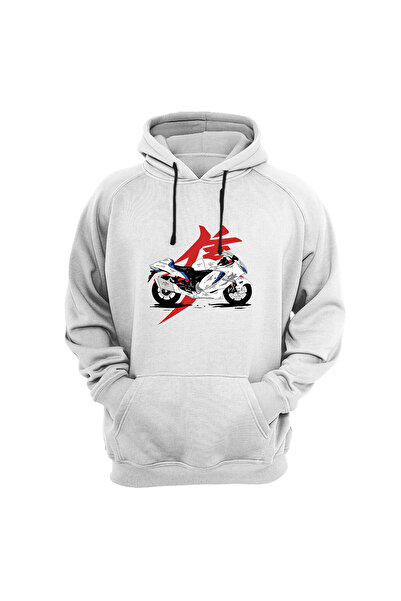 WİDİ Hanorac elegant cu 3 fire, cu buzunar cangur, cu motor japonez și text i...