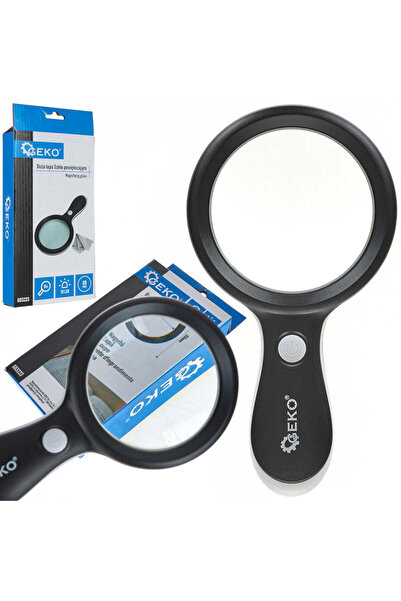 GEKO Lupă cu LED, 88 x 10 x 18 mm, 10x, G03223