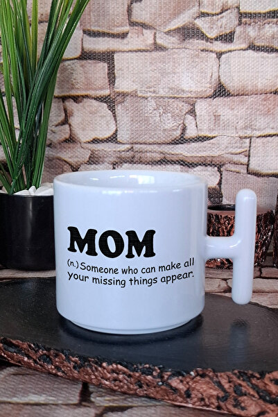 giftkonsept Mom Noun Definition Printed Mother's Day Gift t Handle Latte Cup Mug
