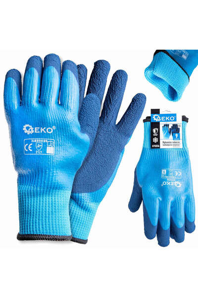 GEKO Mănuși de lucru izolate impermeabile, tricotate, mărimea 9, G75036