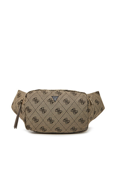 Guess Ανδρική τσάντα μέσης καφέ M5GZ19WGUE0