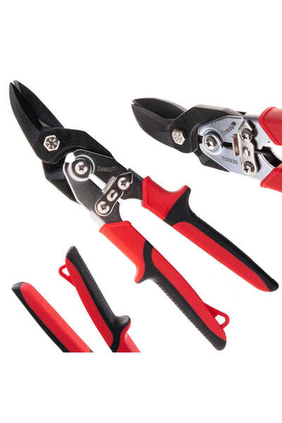 Tvardy Foarfeca pentru tabla cu taiere pe stanga, Cr-V, 250 mm, T00930