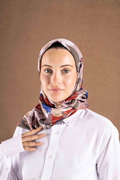 Akel Decode Scarf Floral Pattern