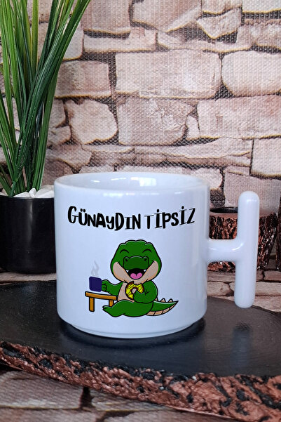 giftkonsept Good Morning Tipless Writing Printed Fun and Funny Gift t Handle Latte Cup Mug