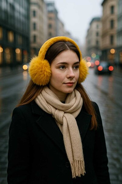 WOHOME Foldable Plush Earmuffs – Soft, Warm & Stylish Design