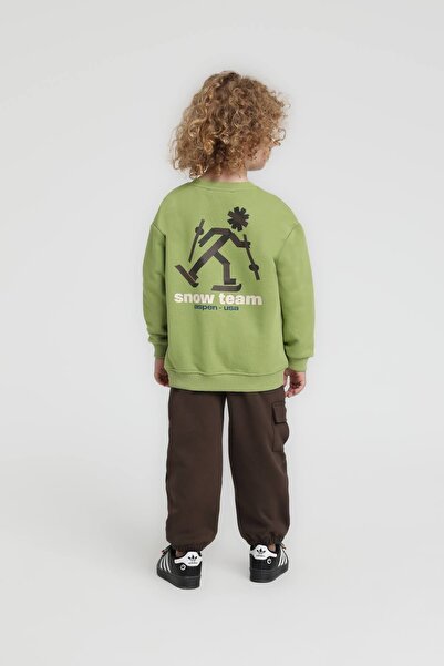 HAUSEkids 1-5 Years Old Snow Team Boy's Suit-Pistachio Green