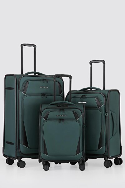 VERAGE GM23011W Kumaş 3 lü Valiz Seti