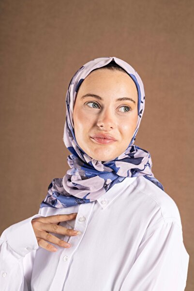 Akel Decode Scarf Floral Pattern