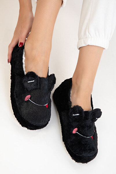 SOHO Black Women's House Slippers 20878