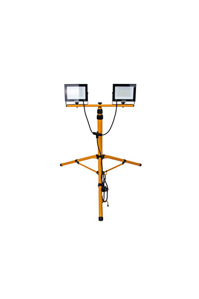 Keltin Proiector LED pentru casă 2 x 50 W cu trepied telescopic pentru construcții, alb neutru, 4500 K, K