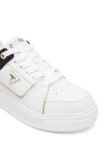 Guess Teniși de damă albi FLTDELFAL12