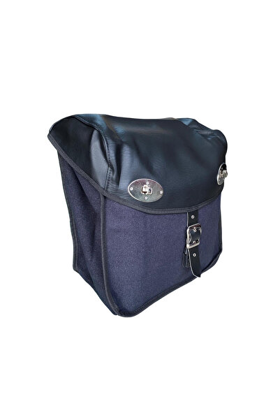 MTS Motosiklet Deri Kumaş Yan Çanta Takımı Heybe