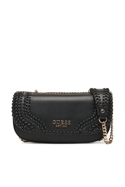 Guess Γυναικεία Τσάντα Χειρός Μαύρη HWNG9667210