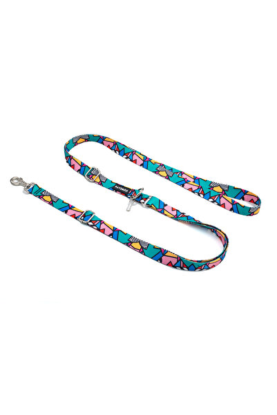 PATİMİO Colorful Hands-Free Eller Serbest Gezdirme Kayışı Tasması