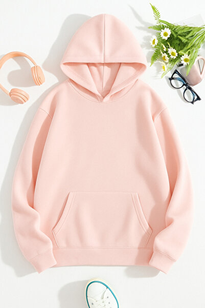 SVART WEAR More Amor Por Favor Oversize Cotton Casual Hoodie Printed Sweatshirt