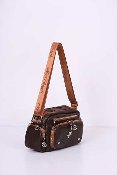 Nas Bag 8-Compartment Crossbody Bag, Shoulder Bag Width: 28 cm Length: 17 cm Bottom: 11 cm
