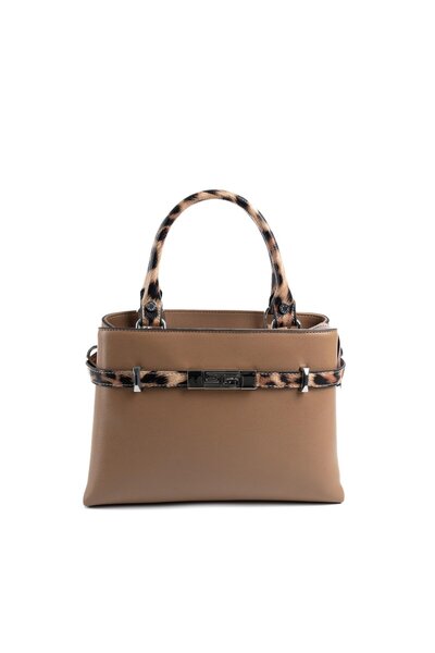 Silver Polo حقيبة يد نسائية من ليوبارد بيزون SP1149