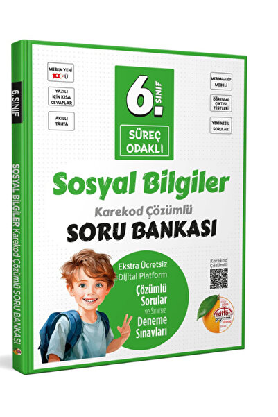 Editör Yayınevi Editör Yayınları 6. Sınıf Süreç Odaklı Sosyal Bilgiler