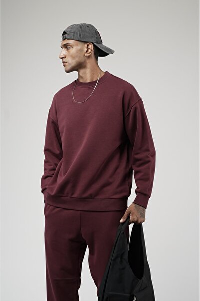king brich Crew Neck Oversize Fit Sweat Pants Top and Bottom Set