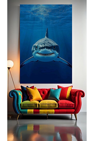 özkacar DEEP TERROR I Tablou pe pânză pentru decorarea casei, perete, salon, ...