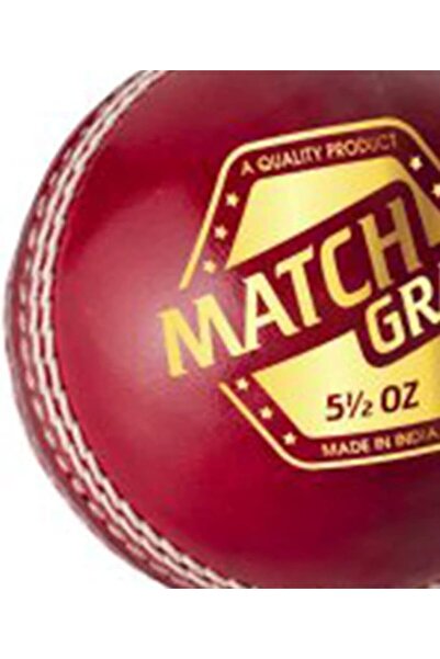 DSC Match Grade Cricket Leather Ball ( Red)