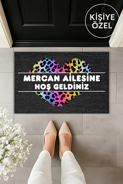 Dormot سجادة أمام الباب بطباعة رقمية حديثة بنمط الفهد الملون المدخن مقاس 70 ×...