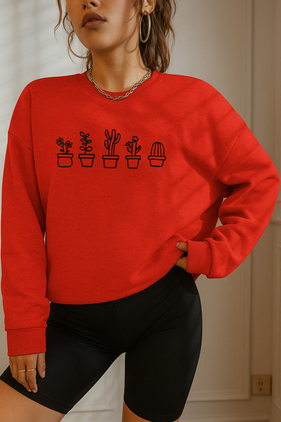 DM DOLCE MORE Hanorac cu glugă imprimat din bumbac pieptănat cu 3 fire