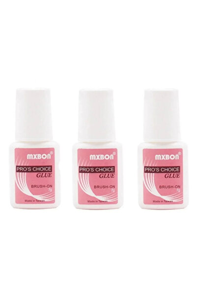Anıl Gel Polish Mxbon Fırçalı Protez Tırnak Tıps Yapıştırıcı Glue 7”Gr ( 3”Lü Set)