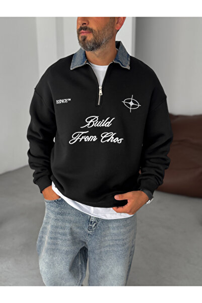 BYBASICMAN Сия Кот Яка Овърсайз суитшърт ES-71-76