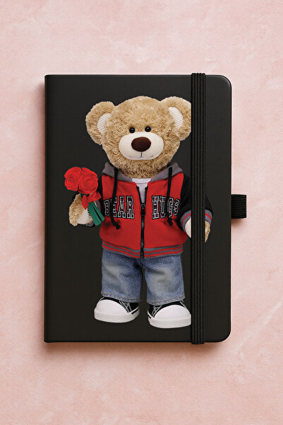 Cekuonline Promosyon Tarihsiz Premium Termo Defter Desenli 192 Yaprak - Peluş...