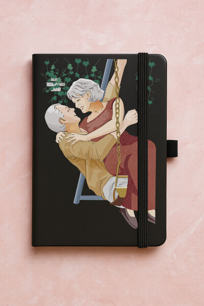 Cekuonline دفتر ملاحظات حراري فاخر غير مؤرخ للترويج، منقوش بـ 192 ورقة - لعمر طويل