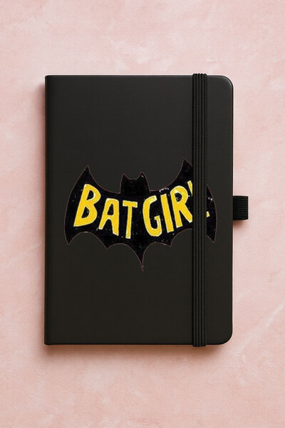 Cekuonline Promotional Undated Premium Thermo Notebook Patterned 192 Sheets - Batgirl