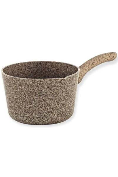 ELEGANT HOME Granite casserole for boiling milk and preparing sauces, 14 cm