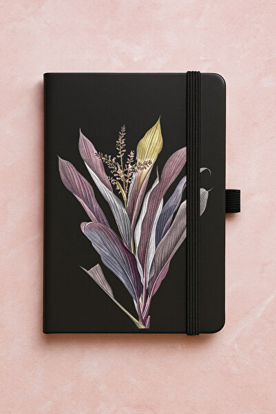 Cekuonline Promotional Undated Premium Thermo Notebook Patterned 192 Sheets - Fruticosa