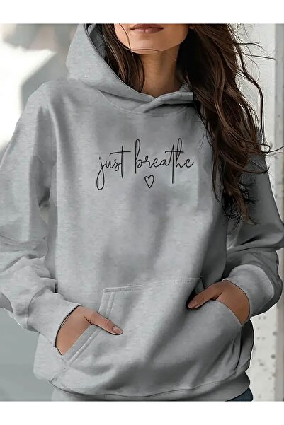 FUFLUNS سويت شيرت بقلنسوة مطبوع للجنسين للنساء/الرجال