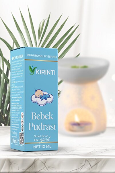 KIRINTI 2000 Bebek Pudrası Kokusu Esansı 10 ml – Buhurdanlık, Difüzör ve Oda Kokusu