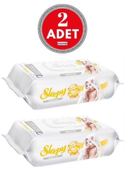 Sleepy Sensitive Islak Mendil 90 Yaprak 2 Adet