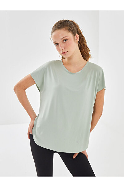 LC Waikiki Green Crew Neck Women's T-Shirt
