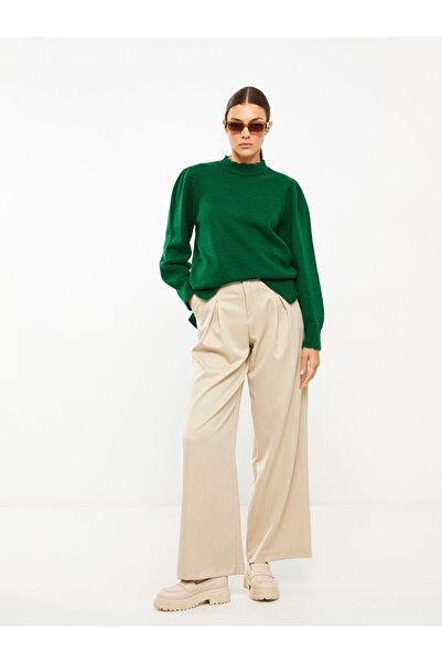 LC Waikiki Stand Collar Women's Knitwear Tunic