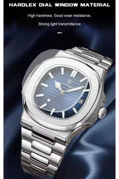 POEDAGAR Luxury Calendar Function Waterproof Men's Wristwatch