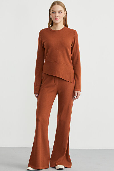 Sementa Double Pants Sweater Knitwear Set - Tile